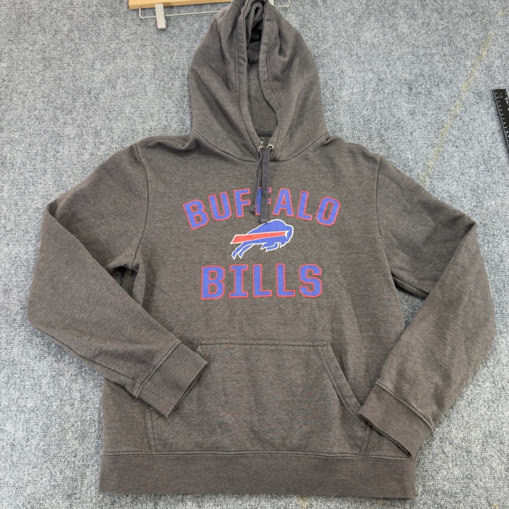 Fanatics Buffalo Bills NFL Pullover Hoodie Sweatshirt Charcoal Size Medium